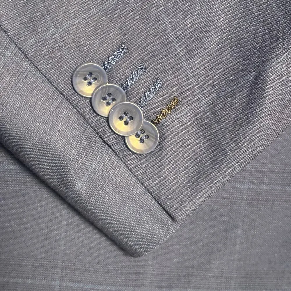 Bocaccio Uomo Paris Blue Check Stretch Blazer Sport Coat R56 W50 Business Modern